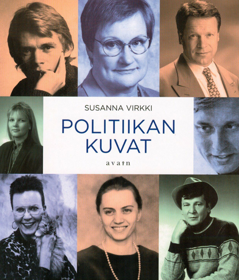Politiikan kuvat -kirjan kansikuva.